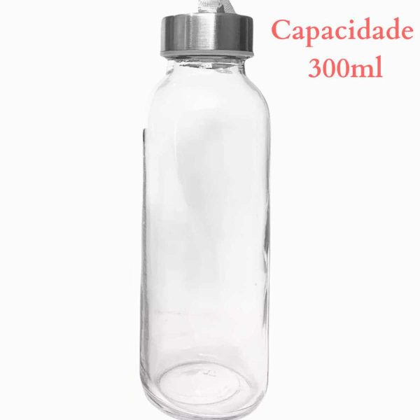 Garrafinha de Vidro Personalizada com Alça para Mães - Com Capa Protetora - Image 3
