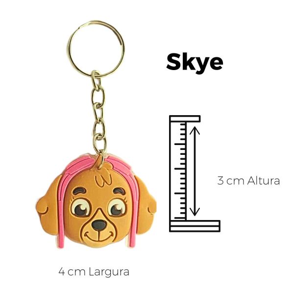 Chaveiro Emborrachado Patrulha Canina: Leve Seus Filhotes Favoritos para Qualquer Lugar! - Image 4