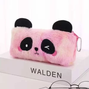 Estojo de Pelúcia Kawaii Panda
