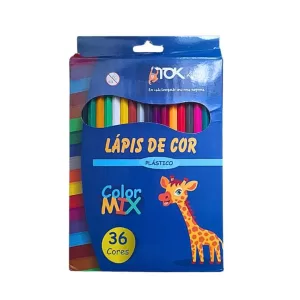 Lápis de Cor Color Mix Tok Kids - 36 Cores