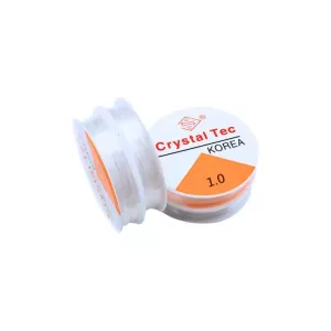 Fio de Silicone Crystal Transparente - 10 Metros - 1,0mm
