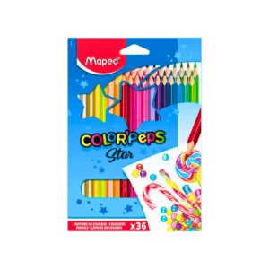 Lápis de Cor Color'Peps Star Maped 36 Cores