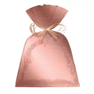 Saco Metalizado Dourado para Presentes 20x29