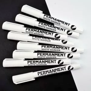 Caneta Marcadora Permanente de Tinta Acrílica Branca