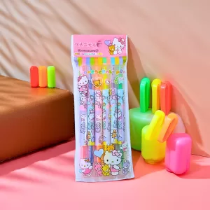 Kit de Marca-Texto Hello Kitty