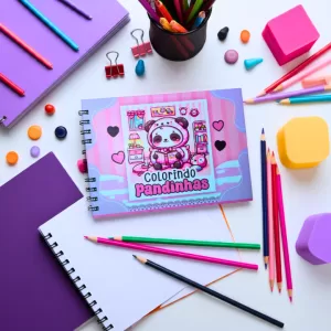Livro de Colorir Panda Momentos