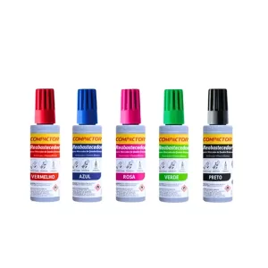 Refil para Marcador de Quadro Branco Compactor - 30ml