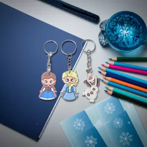 Chaveiro Emborrachado Frozen