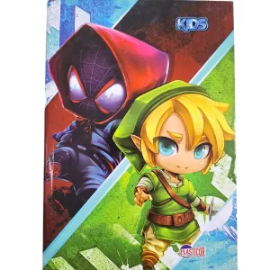 Caderno Brochura Capa Dura Homem Aranha e Peter Pan