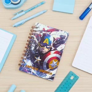 Mini Caderno de Anotações Capitão América