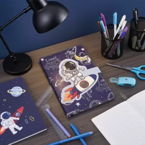 Caderno de Capa Macia Space Game 2