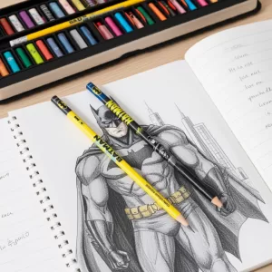 Lápis Grafite Preto Batman TRIS