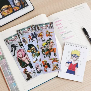 Cartela de Adesivos Naruto