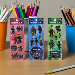 Cartela de Adesivos Roblox