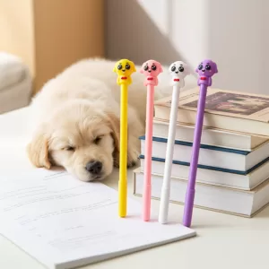 Caneta em Gel com Cachorrinho Fofo