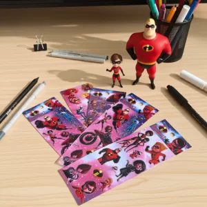 Cartelas de Adesivo Stickers Os Incríveis