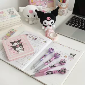 Lapiseira Kuromi Decorada Sanrio 0.7mm