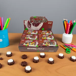 Caixinha de Borracha em Formato de Chocolate