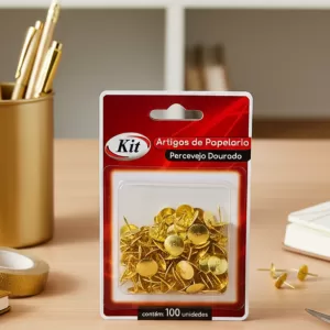 Kit 100 Percevejos Dourados