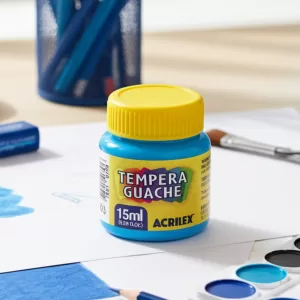 Tempera Guache 15ml Azul Celeste