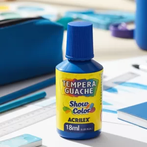 Tinta Guache Esmalte Azul