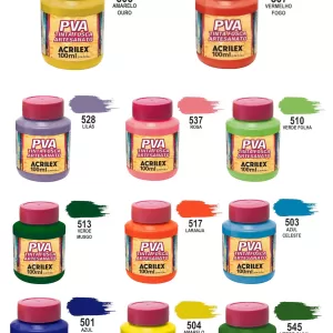 Tinta PVA Fosca Acrilex 100 ml