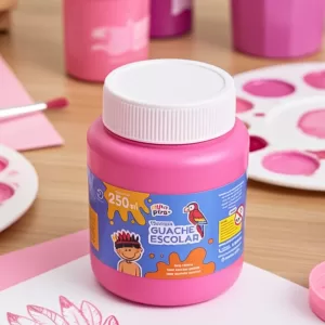 Tinta Guache 250ml Cor Rosa