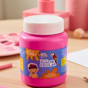 Tinta Guache 250ml Cor Rosa Pink