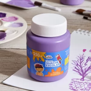 Tinta Guache 250ml Cor Lilás
