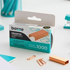 Grampo Cobreado Bazze 26/6 1000 unid