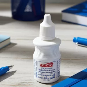 Tinta Reabastecedor Pincel Marcador Permanente AZUL- Radex 40 ml
