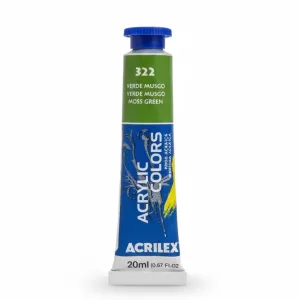 Tinta Acrílica Verde Musgo (322) 20ml