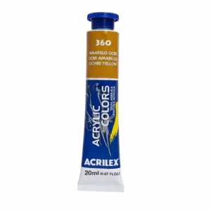 Tinta Acrílica Amarelo Ocre (360) 20ml