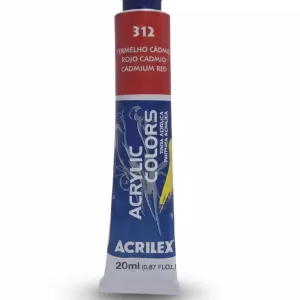 Tinta Acrílica Vermelho Cádmio (312) 20ml