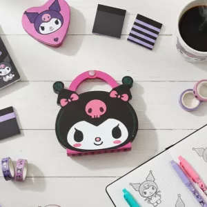 Caderninho com Alça Kuromim Preta Sanrio: Sua Criatividade Portátil