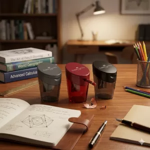 Apontador Faber-Castell Elipse com Depósito