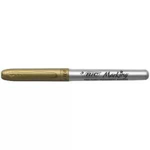 Caneta Marcador BIC Permamente Dourado