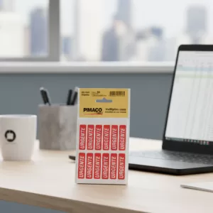 Etiqueta Adesiva URGENTE Pimaco – Pack com 60 Etiquetas