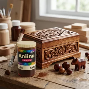 Anilina a Álcool Gliart 20g – Marrom