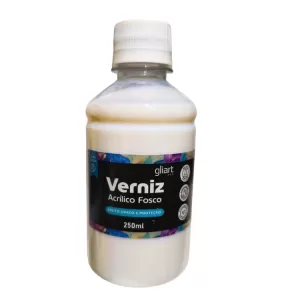 Verniz Acrílico Fosco Incolor Gliart 250ml