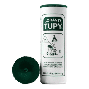 Corante Tupy para Tingir Roupa Algodão Verde 28 45g