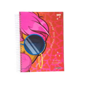 Caderno Universitário 12 Matérias 240 Folhas Jandaia - Yourself Espiral Volta às Aulas