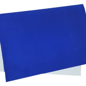 Papel Camurça Aveludado 40x60cm Cor Azul Royal - Folha de Papel Velvet para Embalagens de Luxo, Artesanato e Convites