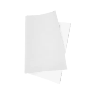 Papel Camurça Aveludado 40x60cm Cor Branco - Folha de Papel Velvet para Embalagens de Luxo, Artesanato e Convites