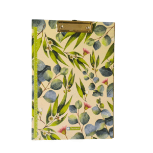 Prancheta A4 Estampa Eucalyptus Heron com Prendedor