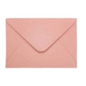 Envelope Carta 11,4x16,2 cm Rosa Claro Fidji Scrity