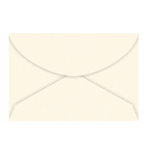 Envelope Carta 11,4x16,2 cm Creme Marfim Scrity
