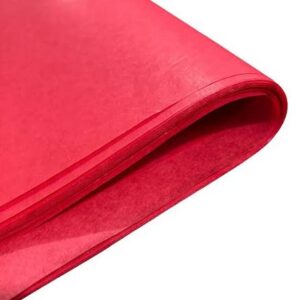 Papel Seda VMP Folha 60x48cm Cor Vermelho - Embalagem de Presentes, Roupas, Calçados e Artesanato