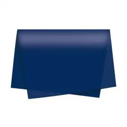 Papel Seda VMP Folha 60x48cm Cor Azul Marinho - Embalagem de Presentes, Roupas, Calçados e Artesanato