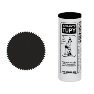 Corante Tupy para Tingir Roupa Algodão Preto 36 45g